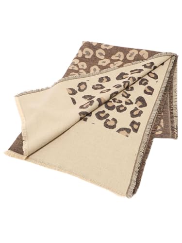 [ユナイテッドアローズ グリーンレーベル リラクシング] レオパード ジャガード ストール 36366000004 2300 BEIGE(23) FREE