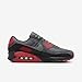 Nike Air Max 90 Men's Shoes (DM0029-007, Black/Iron Grey/Fire Red/Smoke Grey) Size 9