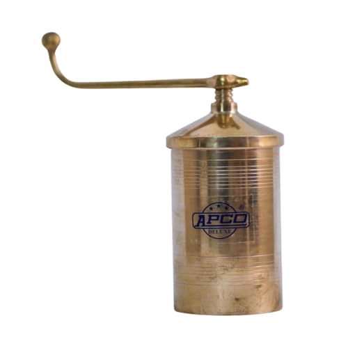 Image of APCO Classic Brass Murukku Maker Sevanazhi with 6 Free Jali for Making Snacks Like Sev, Bhujia, Chakli, Gathiya, Janthikalu, Sevia, Idiyappam, Ribbon Pakoda (390gm)