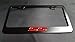 Usudu 3D SS Logo Emblem Stainless Steel License Plate Frame Rust Free W/Bolt Caps for Chevy Camaro (Black)