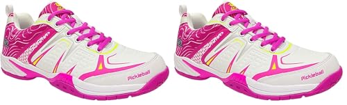 Acacia Unisex 31-270 Pickleball Shoes, Lime/Black, 8.5 Wide US Women