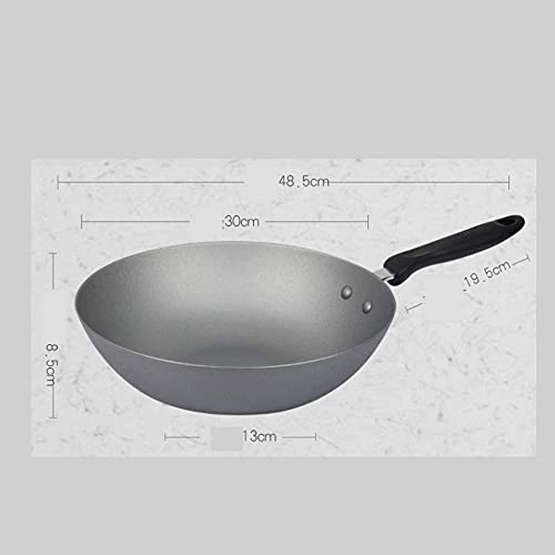 Wok con recubrimiento antiadherente y tapa, 34 cm miniatura 2