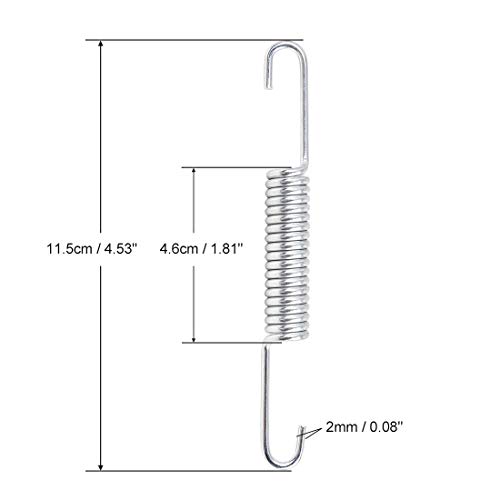 Sourcing map 11.5cm Lunghezza Laterale Motoci o