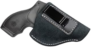 Kosibate IWB Leather Holster, Fits Most J Frame Revolvers - Ruger SP101 LCR / Smith and Wesson Bodyguard / Taurus 50 85 / Charter Arms & Most .38 Special Type Holsters …
