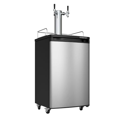 EdgeStar KC2000SSTWIN Full Size Stainless Steel Dual Tap Kegerator &