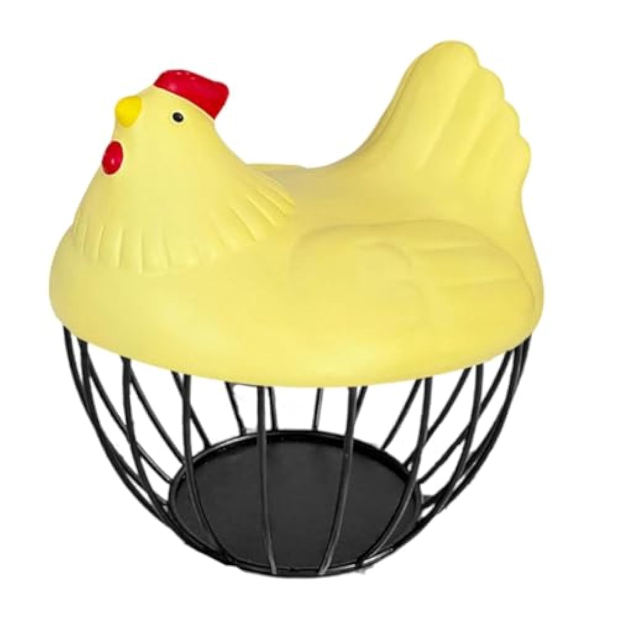 Rustic Chicken Egg Basket for Kitchen Storage