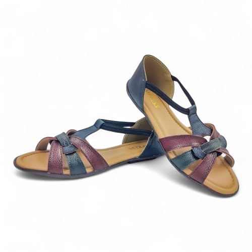Image of Woman's Flat Comfortable Sandal | Doctor Insole Soft & Comfortable | Best For All Seasons | True Anti-Skid TPR Sole | Fashionable & Trendy (W-14)