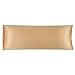 YeVhear - Federa per cuscino da corpo, 20 x 54 cm, in raso setoso oro per capelli, anti-rughe, resistente al lavaggio