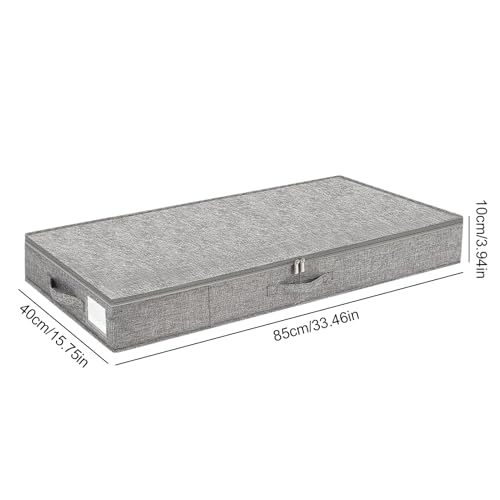 Cesta para mantas y ropa sin polvo con sistema de almacenamiento bajo cama 6
