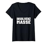 Damen Insolvenzmasse Insolvenz T-Shirt mit V-Ausschnitt