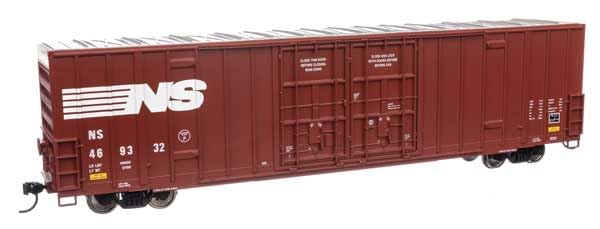 Walthers Mainline 910-3032 HO Scale 60' High Cube Plate F Boxcar - Ready to Run - Norfolk Southern #469332