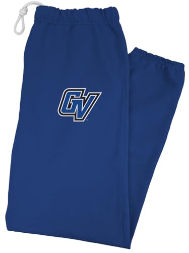 Grand Valley State University Primary Logo Jogger Sweatpants, Royal Blue, S