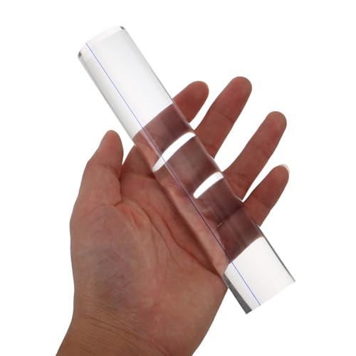 Regla con guía de aumento transparente de 16cm que amplía texto 4