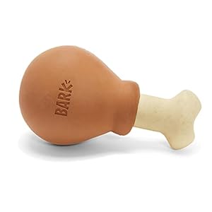 Barkbox Super Chewer Tough Dog Chew Toys for Aggressive Chewers, Dental Stimulating (Turkey – Large)