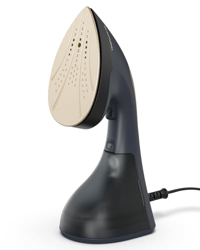 BEAUTURAL Steamer for Clothes, 2-in-1 Steamer & Iron, 1500W Handheld Powerful Garment Fabric Wrinkle Remover with Burst Steam, Ceramic Heating Plate, 30-Second Fast Heat-up, Auto-Off