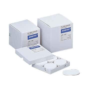 Advantec GF7525MM Grade GF75 Glass Fiber Filters; 25mm Dia; 100/box