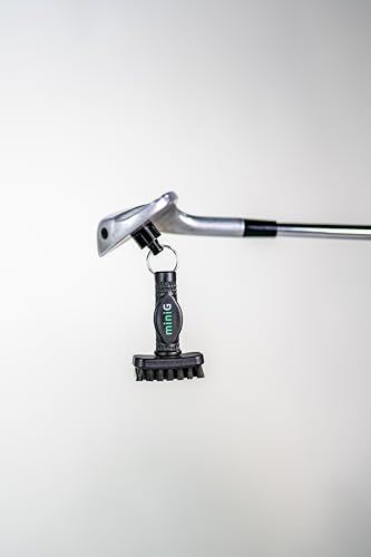 Grooveit Mini Golf Brush The Small MiniG 'Dry Scrubber' Features A Detachable Magnet, Heavy-Duty Nylon Bristles, and 3-Yr Warranty - Used On All Professional Golf Tours - Golf Accessory of 2023