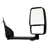 Velvac 715442 Door Mirror, Deluxe Series, Black, 102