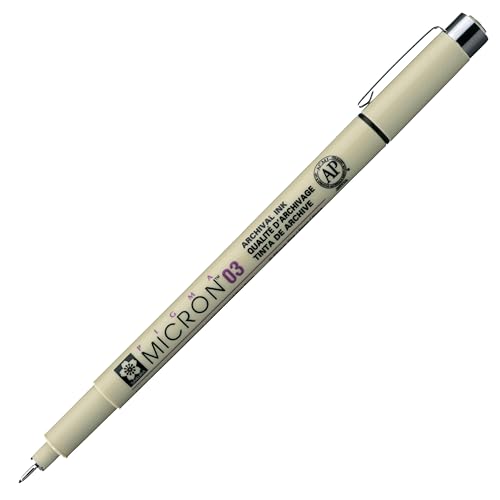 Pigma MICRON Fineliner, schwarz, 0.35mm (Nr.03)