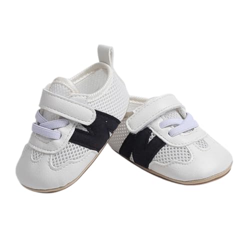 Image of Baby Boys Girls Sneakers Toddler Non-Slip Soft Rubber Sole First Walking Shoes Infant Newborn Crib Dress Shoes