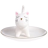 childweet vassoio per gioielli gattino espositore in ceramica espositore per ornamenti espositore per gioielli supporto per mostra in ceramica supporto per esposizione espositore per