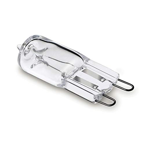 GMY Halogen G9 Oven Bulbs 40W 230V G9 Oven Lamp for Neff/Zanussi/Bosch/AEG Oven and Microwave Oven Cooker Bulb Applications 300 Degree C Heat Tolerant Light Bulbs 4 Pack