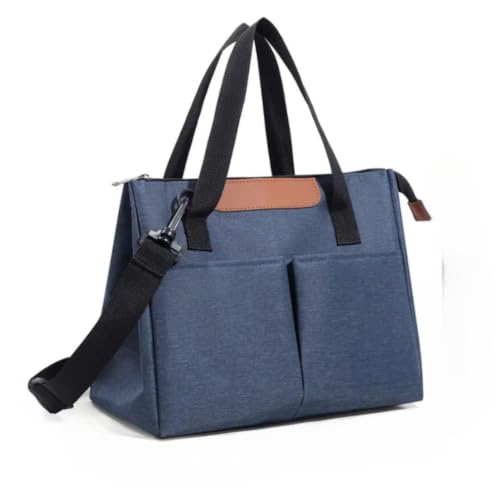 Image of Small Insulated Travel Lunch /Tiffin /Storage Bag for Office, School, College, Travel for Lunch Box, for Men, Women, Kids, Hot & Cold Insulated Storage Bag Small Lunch Bag (Blue 10 Litter)