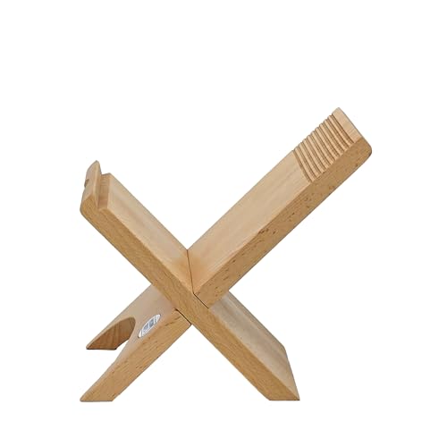 Saftständer für 3 L Saftboxen von PassionBio – aus massivem Buchenholz, hergestellt in Deutschland – stilvolle und praktische Aufbewahrung für Bag-in-Box-Säfte