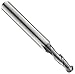 Niagara Cutter 17001441 Carbide Ball Nose End Mill, Inch, TiAlN Finish, Roughing and Finishing Cut, 30 Degree Helix, 2 Flutes, 4
