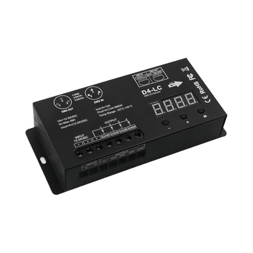 Console décodeur de lampe monochromatique DC12V-24V avec variateur 485 3CH RGB Light D3