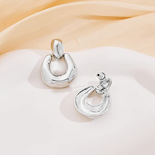 Gold-Silver-Hoop-Dangle-Earrings-For-Women-Statement-Retro-Earrings-Multiple-Styles-Jewelry-for-Birthday-Party-Jewelry 317ennS67+L