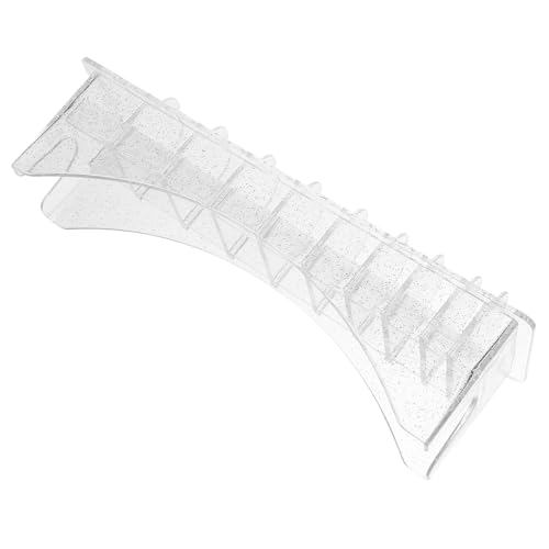 PACKOVE 10grids Professional Hair Clipper Guide Comb Storage Box Clipper Guards Barber Tray Guide Comb Organizer Hair Salon Supplies