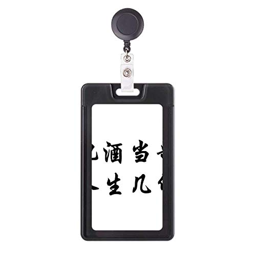 Étui rétractable pour badge porte-carte identification et pass