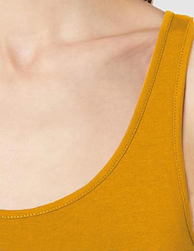 VERO MODA Damen VMMAXI My Soft UU Tank TOP GA 3PACK, Burnt Henna/Golden Yellow/Dusty Olive, L 6