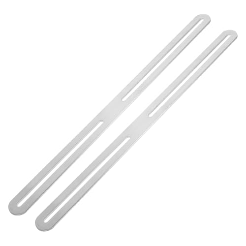 Abaodam 2pcs Robust Mailbox Support Stainless Steel Angle Code Bracket Installation Kit for Gates Fences