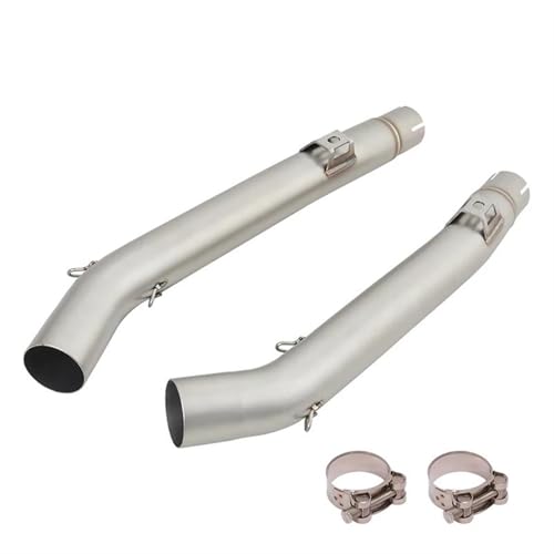 MObyat Endschalldämpfer-Zubehör 51 Mm Motorrad-Auspuffschalldämpfer, Mittelverbindungsrohr, Zum Aufstecken, Für Suzuki Für V-Strom 1000 DL1000 1000 2002–2013