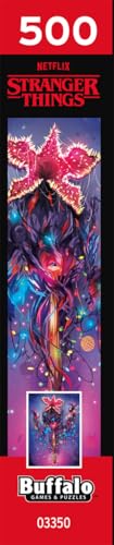 Image of Buffalo Games - Stranger Things Demogorgon Lights 500 Piece Jigsaw Puzzle Colorful Puzzle for Adults - Precision-Cut Pieces, Beautiful Artwork, and Hours of Relaxing Fun