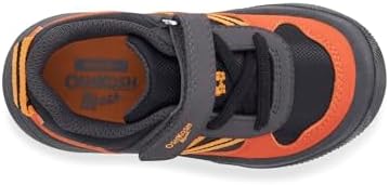 OshKosh Kids Radio Sneaker, Black/Orange, 8 US Unisex Toddler | Image 4