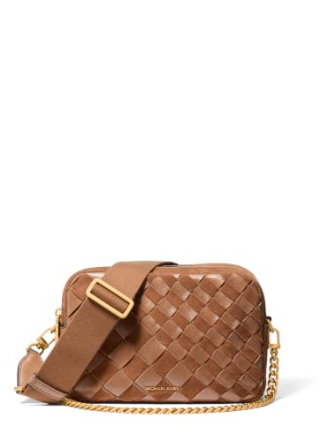 Image of Michael Kors Bryant Medium Double Zip Chain Camera Crossbody Bag