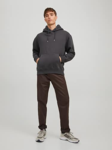 JACK & JONES Herren JJESOFT Sweat Hood, Asphalt/REG, XL – Ansicht 4