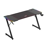 ÉCLAIRAGE LED RVB - les bandes LED RVB placées sur les bords du plateau de table donnent à la table un superbe caractère de jeu. L'éclairage est contrôlé par une télécommande pratique qui vous permet de choisir des couleurs et des effets RVB spéciaux