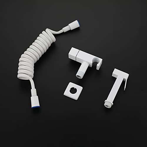 Rociador de bidé de latón blanco para un baño elegante y moderno 8