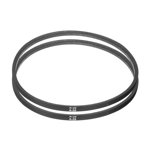 Image of uxcell 2pcs A29 /4L310 Classic Wrapped Rubber V-Belt, 29 inch(730mm) Inside Circumference, A Profile V Belt
