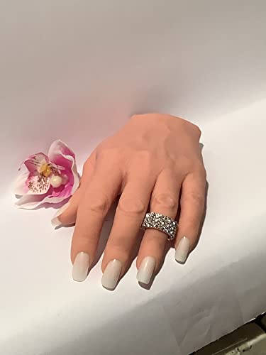Fake Hand for nails reconstruction, Mano finta