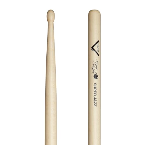 Vater Wood Tip Sugar Maple Super Jazz Drum Sticks Pair