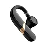 GGOOD Auricular de Bluetooth sin Hilos del Auricular en la Oreja los Auriculares de Manos Libres Negocio X9 Auriculares con micrófono Control de Voz Auricular Negro, Equipo de música