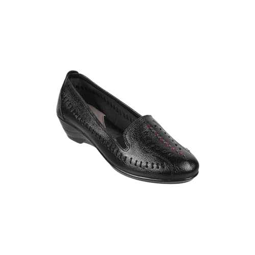 Image of Mochi Women Sythetic Leather Laser-Cut Casual Shoes