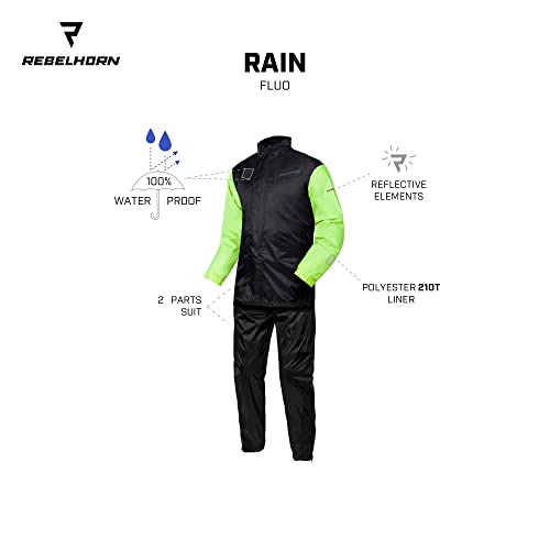 REBELHORN Two-Piece Waterproof Suit Rain
