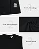 AMZSPORT Set da 2 Pezzi Canotta Uomo Tank Top Canottiera Senza Maniche Maglietta da Ginnastica per Fitness Palestra Bodybuilding e Allenamento Workout Nero Bianco M #3