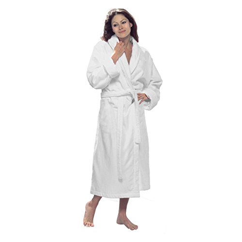 TableLinensforLess Brazilian Style Spa Robe (White)